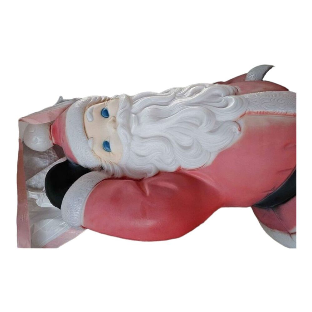 Vintage Red Waving Santa‎ Claus Christmas Blow Mold 40" GENERAL FOAM USA Works! - Picture 2 of 4